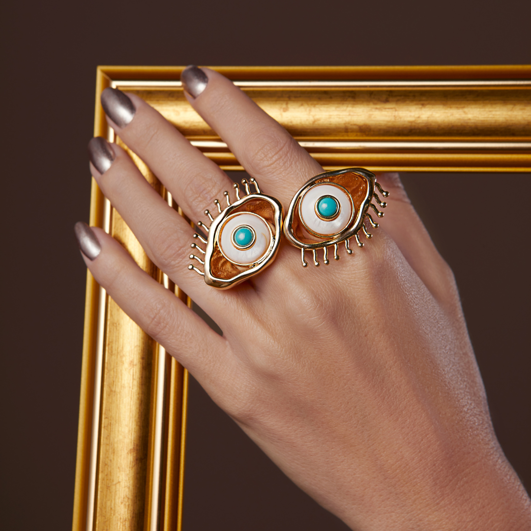 Anel Olho Grego