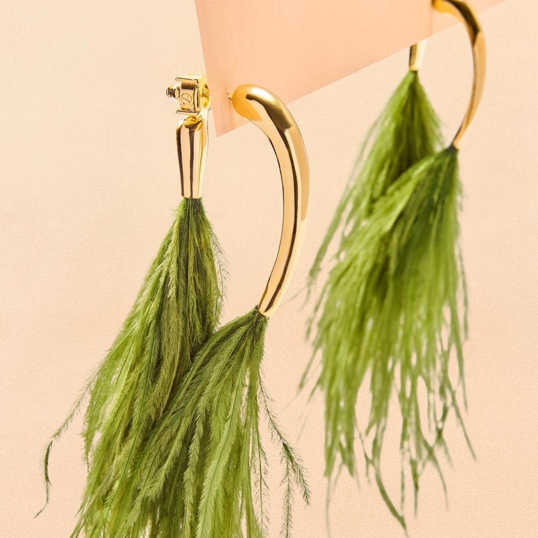 Levium Earring Feather