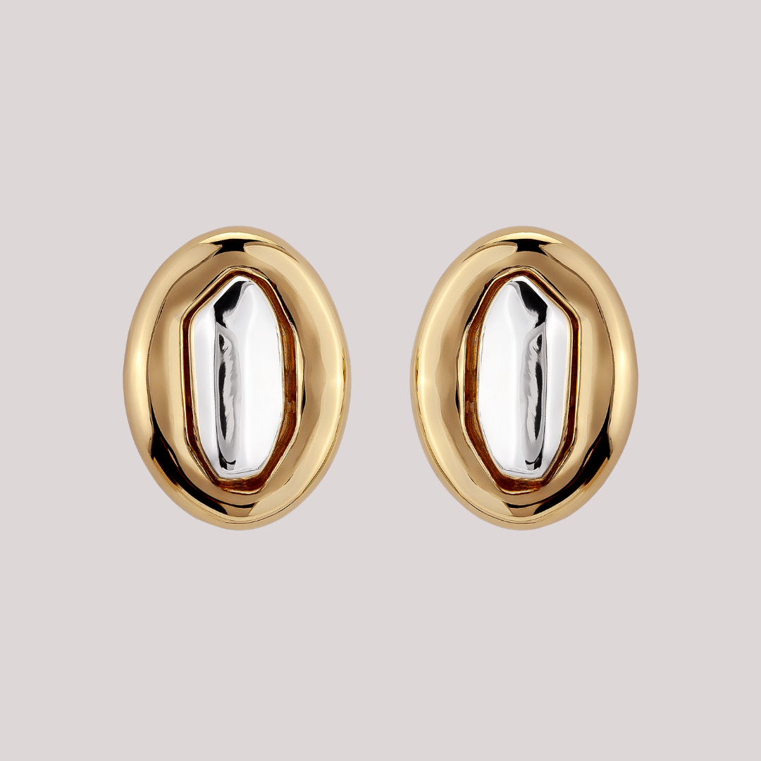 Oval Múltipla Earring