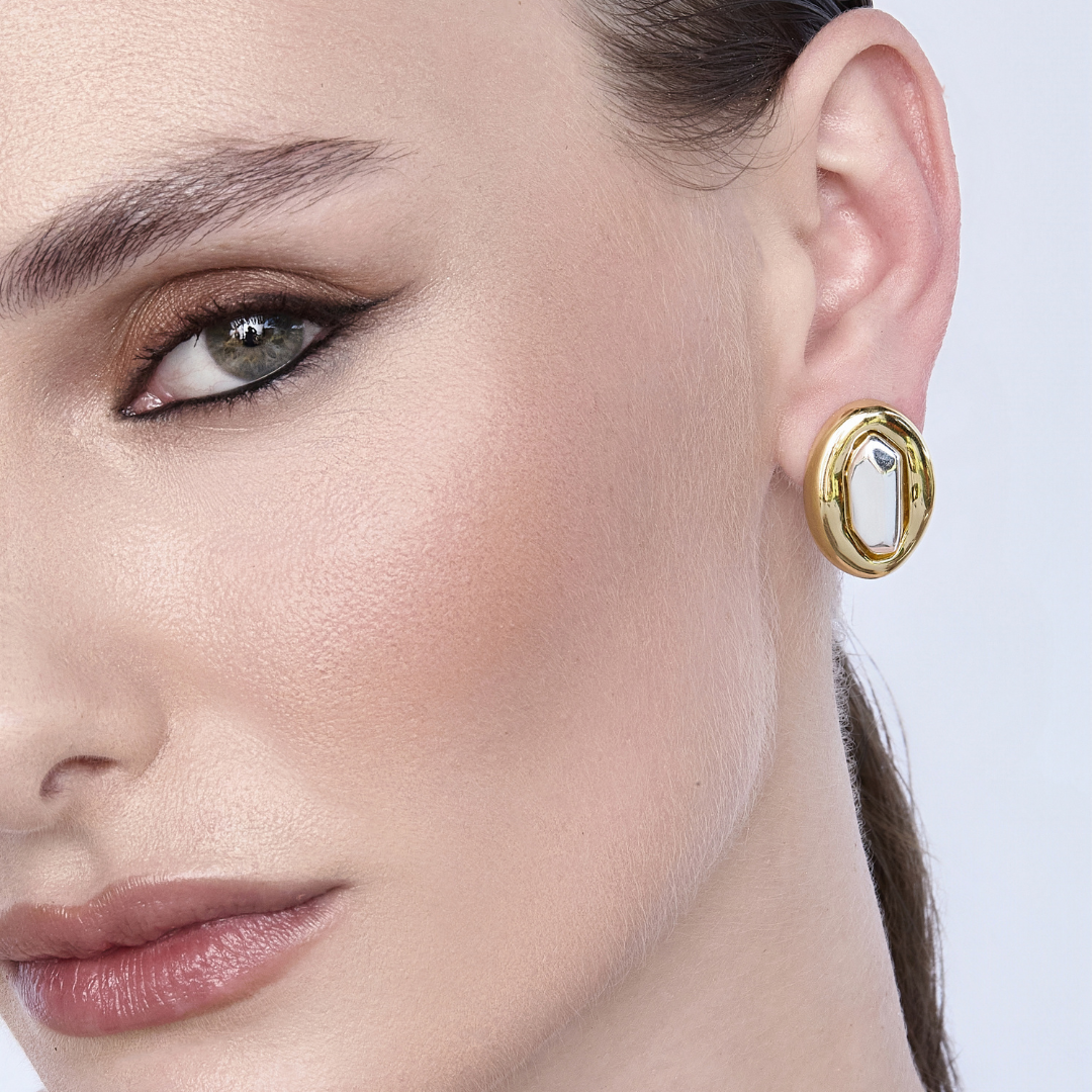 Oval Múltipla Earring