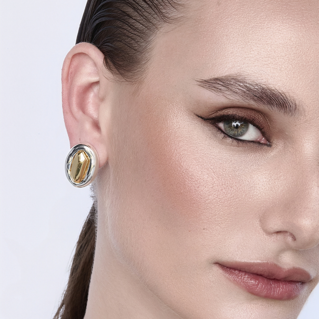 Oval Múltipla Earring