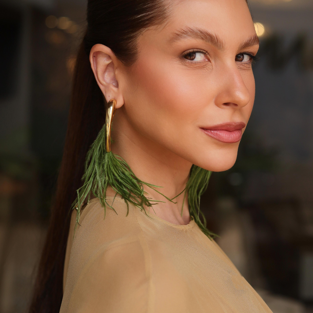 Levium Earring Feather