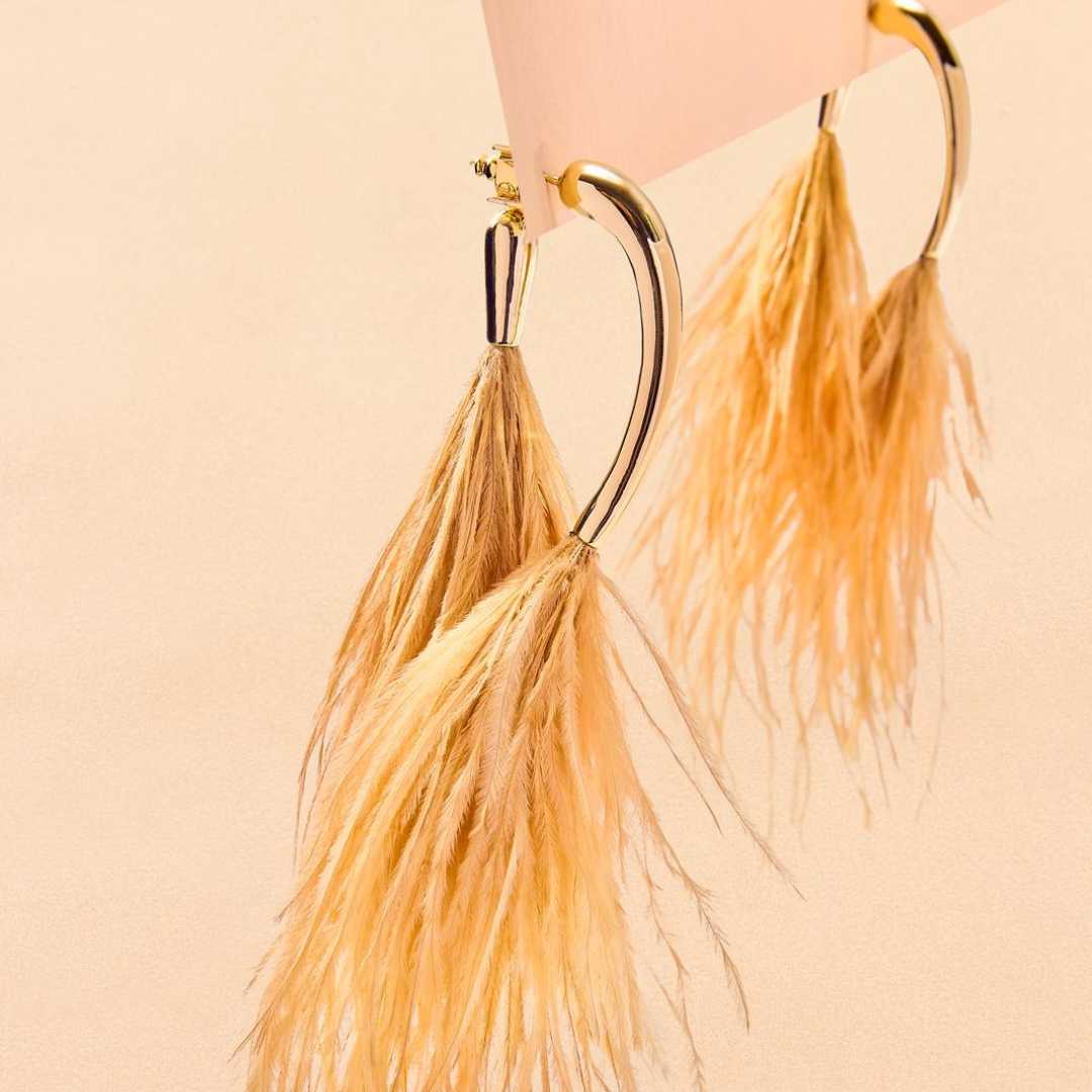 Levium Earring Feather